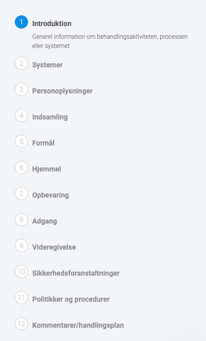 Find vej ind i og omkring i behandlingsaktiviteter i Wired Relations DA - BA trin