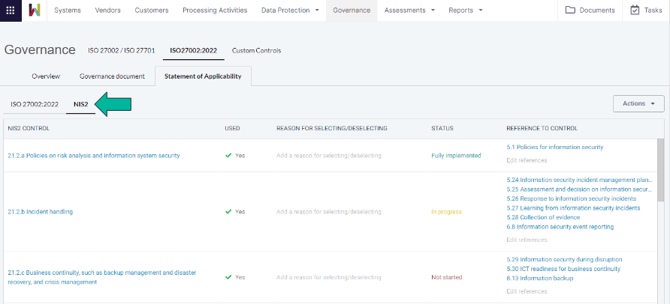 Q1 & Q2 2024 Product Update in Wired Relations ENG - NIS2 multiple frameworks