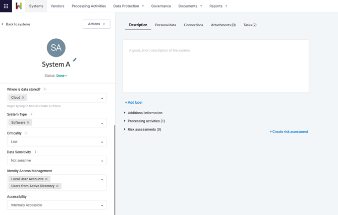 Tasks, Risks & Multiple Frameworks (Product update - January 2024) ENG - Systems extra fields