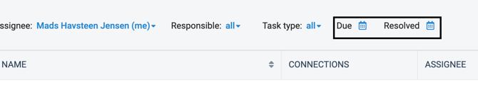 Full introduction to tasks ENG - All tasks filters