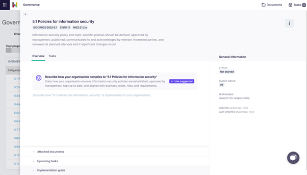 Porduct Update_5.1 Politikker for informationssikkerhed