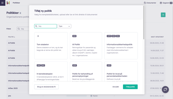 Product Update_Sådan arbejder du med skabeloner for politikker