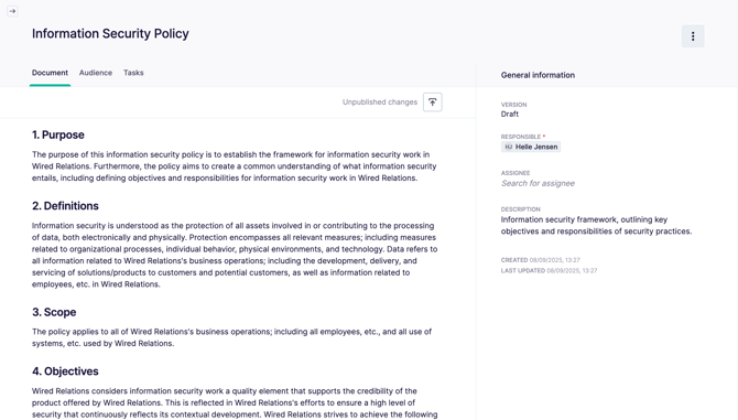 Product update_Edit directly in the text and adapt the policy
